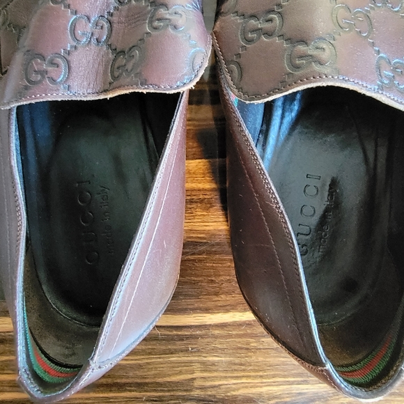 Gucci Brown Leather GG Loafer main image 11